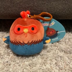 NWT 3.5” Reed the Rooster Squishmallow Clip